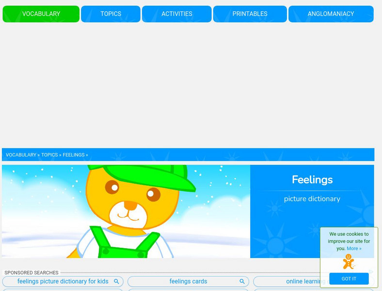 Anglomaniacy: Feelings Dictionary Interactive Anglomaniacy: Feelings Dictionary Interactive