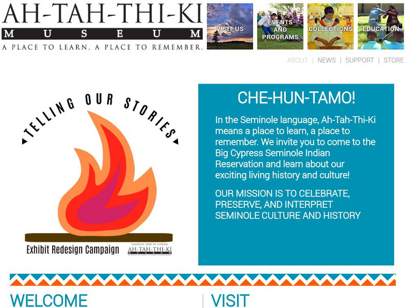 Big Cypress Seminole Indian Reservation: Ah Tah Thi Ki Seminole Indian Museum Website Big Cypress Seminole Indian Reservation: Ah Tah Thi Ki Seminole Indian Museum Website