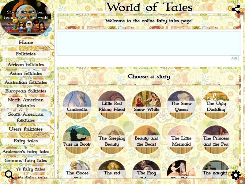 World of Tales: Read Fairy Tales: Choose a Story Website