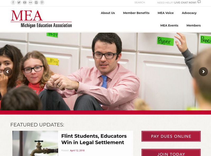 Michigan Education Association Website Michigan Education Association Website