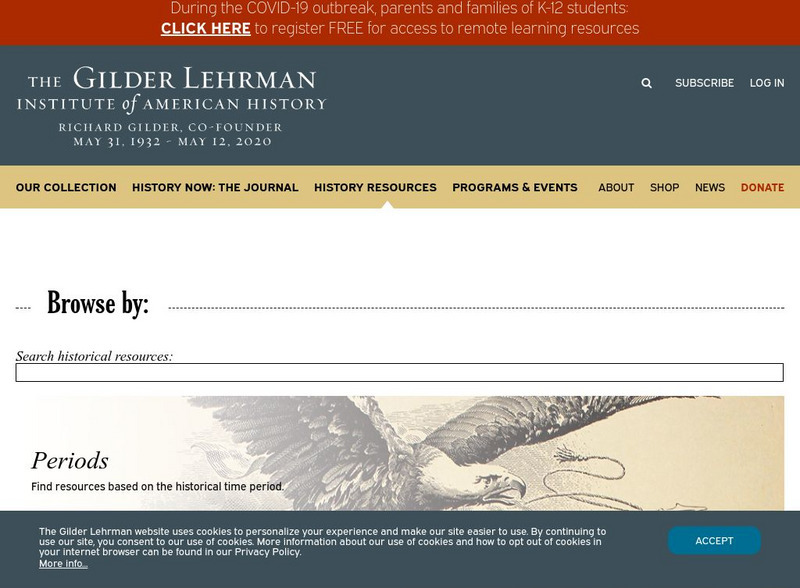 Gilder Lehrman Institute: History Now: The Progressive Era to the New Era 1900 1929, World War I Website Gilder Lehrman Institute: History Now: The Progressive Era to the New Era 1900 1929, World War I Website