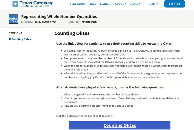 Texas Gateway: Representing Whole Number Quantities Interactive Texas Gateway: Representing Whole Number Quantities Interactive