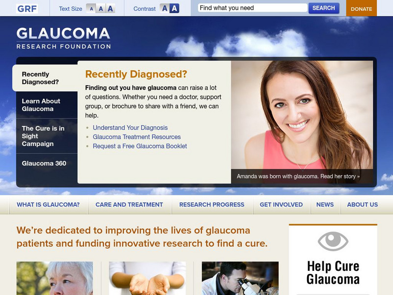 Glaucoma Research Foundation Website Glaucoma Research Foundation Website