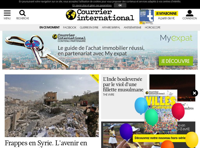 Courrier International Website Courrier International Website
