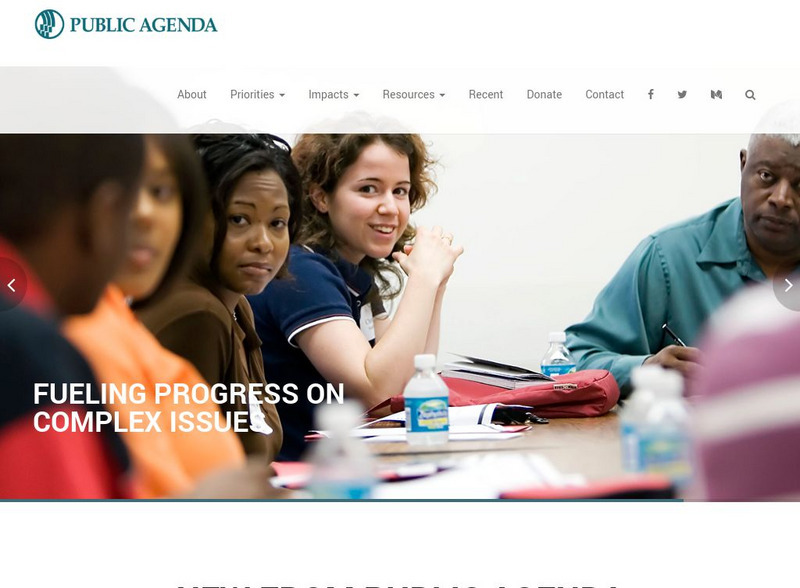 Public Agenda Online Website Public Agenda Online Website