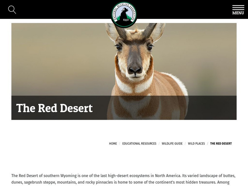 National Wildlife Federation: The Red Desert Website