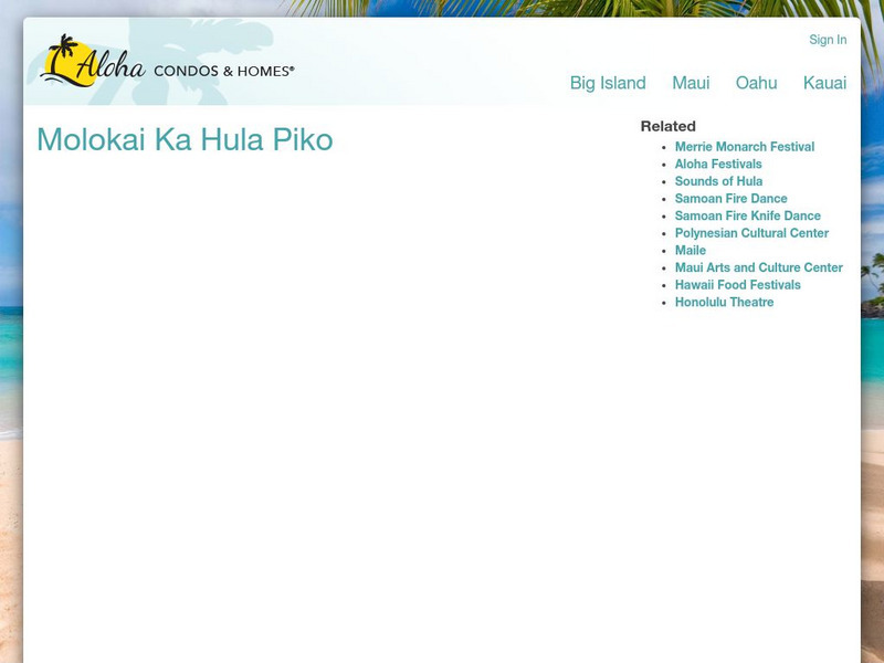 Aloha hawaii.com: Celebrating the Birth of Hula Website Aloha hawaii.com: Celebrating the Birth of Hula Website