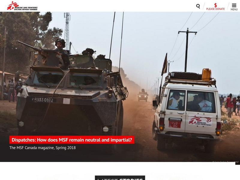 Doctors Without Borders: Canada Website Doctors Without Borders: Canada Website