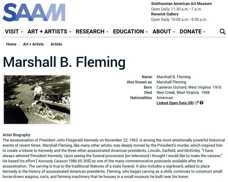 Smithsonian American Art Museum: Marshall B. Fleming Handout Smithsonian American Art Museum: Marshall B. Fleming Handout
