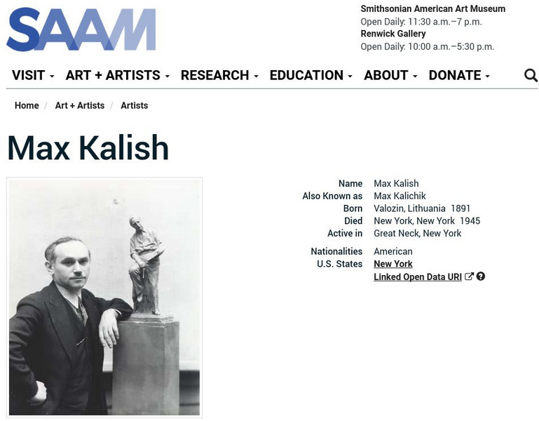 Smithsonian American Art Museum: Max Kalish Handout Smithsonian American Art Museum: Max Kalish Handout