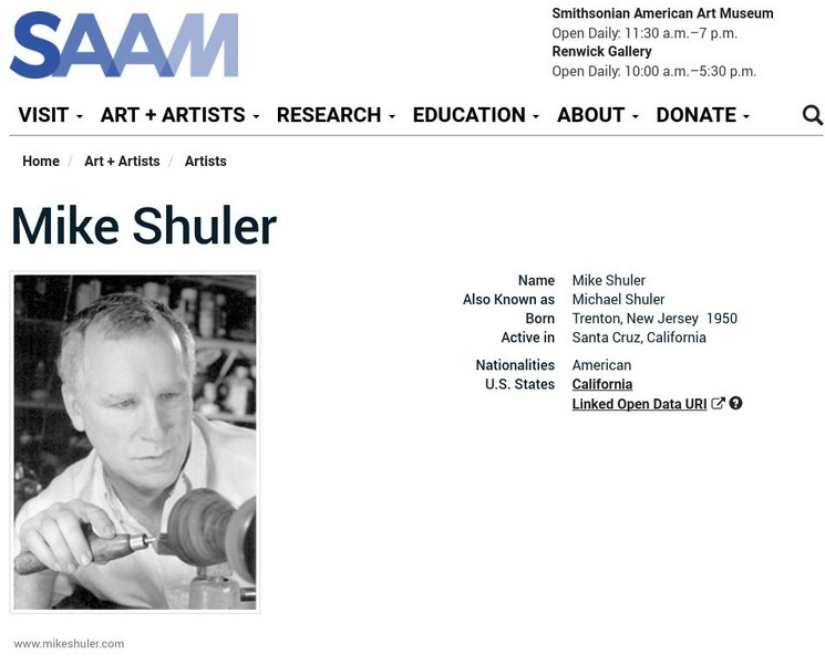 Smithsonian American Art Museum: Michael Shuler Handout Smithsonian American Art Museum: Michael Shuler Handout