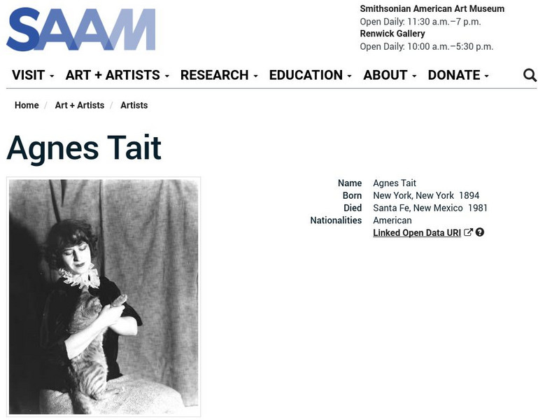 Smithsonian American Art Museum: Agnes Tait Handout