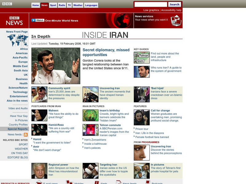 Bbc News: Inside Iran Website
