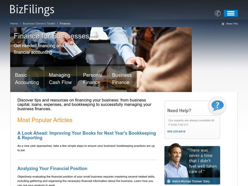 Small Business Guide: Getting Financing for Your Business Article
