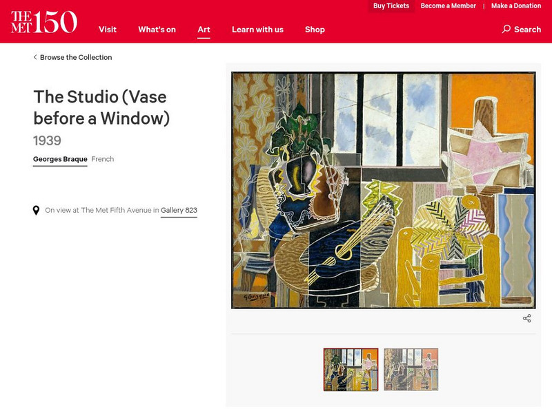 Metropolitan Museum of Art: Georges Braque Website Metropolitan Museum of Art: Georges Braque Website