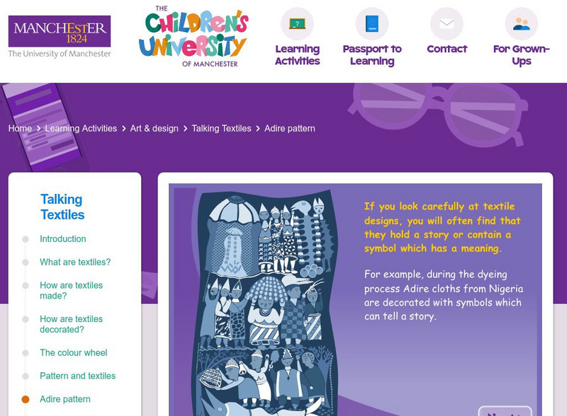 Children's University of Manchester: Talking Textiles: Adire Textiles Article Children's University of Manchester: Talking Textiles: Adire Textiles Article