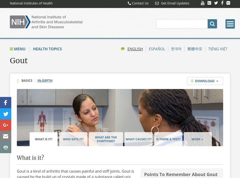 Niams: Questions and Answers About Gout Activity