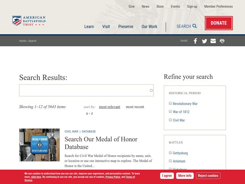 American Battlefield Trust: Civil War Lesson Plans: High School Lesson Plan American Battlefield Trust: Civil War Lesson Plans: High School Lesson Plan