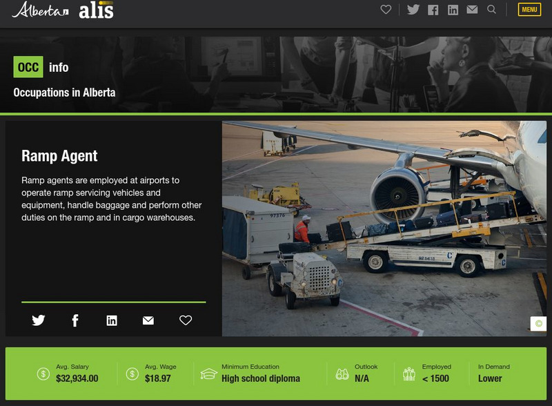 Alberta Learning Information Service: Station Attendant/ramp Service Agent Article Alberta Learning Information Service: Station Attendant/ramp Service Agent Article