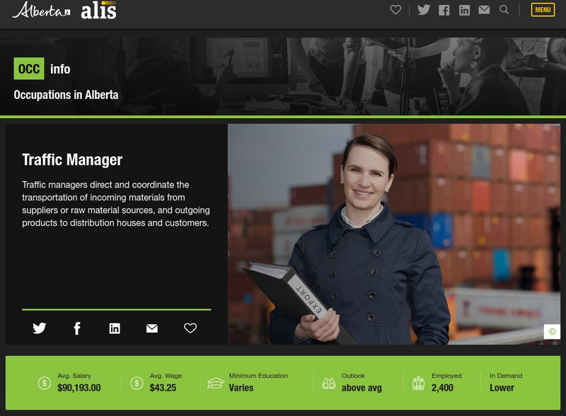 Alberta Learning Information Service: Traffic Manager Website