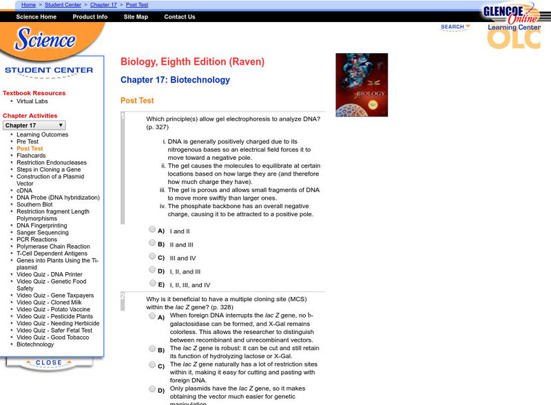 Mc Graw Hill: Biotechnology Unknown Type Mc Graw Hill: Biotechnology Unknown Type
