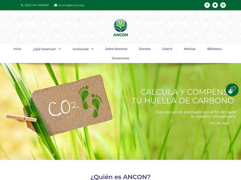 Ancon Homepage Website Ancon Homepage Website