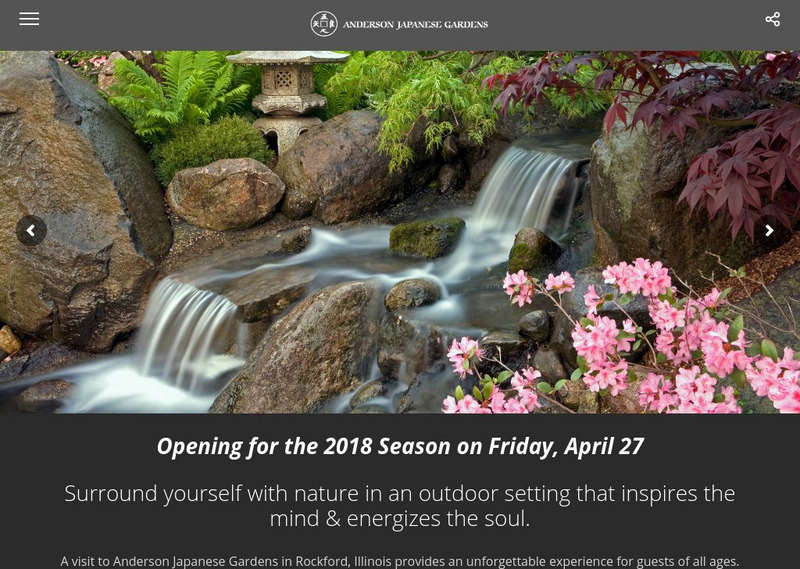Anderson Japanese Gardens Website