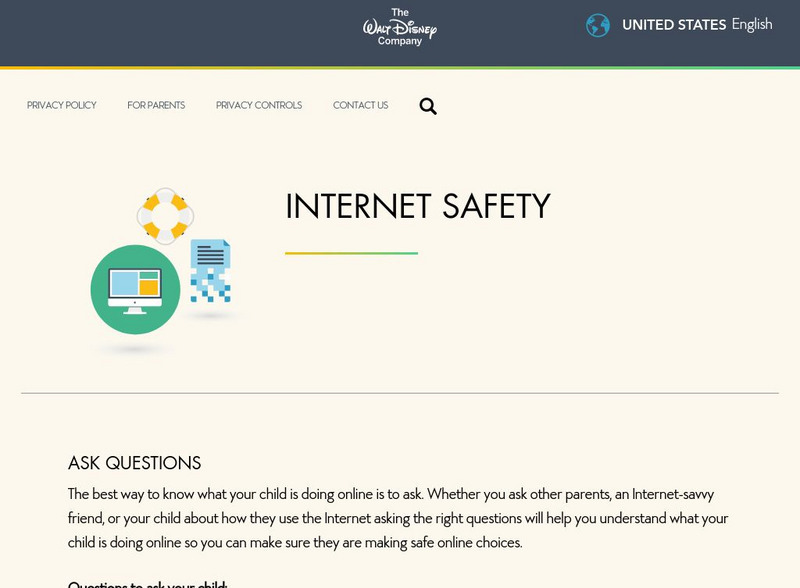 Disney.com: Tips for Online Safety Website Disney.com: Tips for Online Safety Website