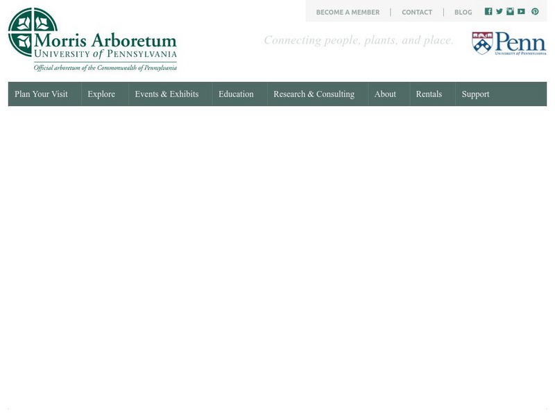 Morris Arboretum of the University of Pennsylvania Website Morris Arboretum of the University of Pennsylvania Website