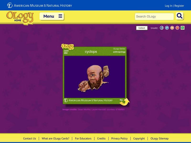 American Museum of Natural History: O Logy: Cyclops Interactive American Museum of Natural History: O Logy: Cyclops Interactive