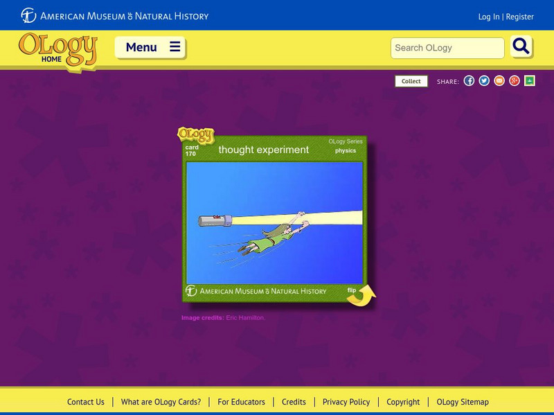 American Museum of Natural History: Thought Experiment O Logy Card Interactive American Museum of Natural History: Thought Experiment O Logy Card Interactive