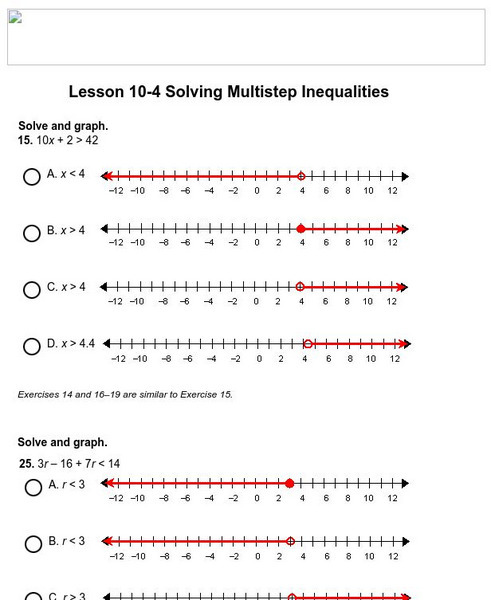 Holt, Rinehart and Winston: Homework Help Independent Practice: Solving Multistep Inequalities eBook Holt, Rinehart and Winston: Homework Help Independent Practice: Solving Multistep Inequalities eBook