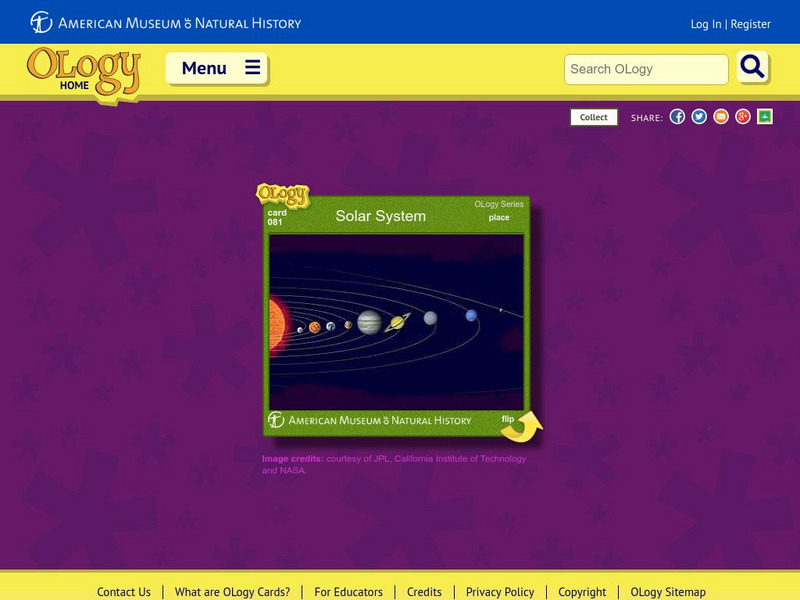 American Museum of Natural History: Solar System O Logy Card Interactive American Museum of Natural History: Solar System O Logy Card Interactive