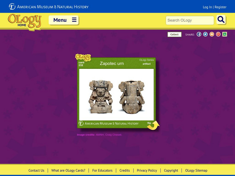American Museum of Natural History: Zapotec Urn O Logy Card Interactive American Museum of Natural History: Zapotec Urn O Logy Card Interactive