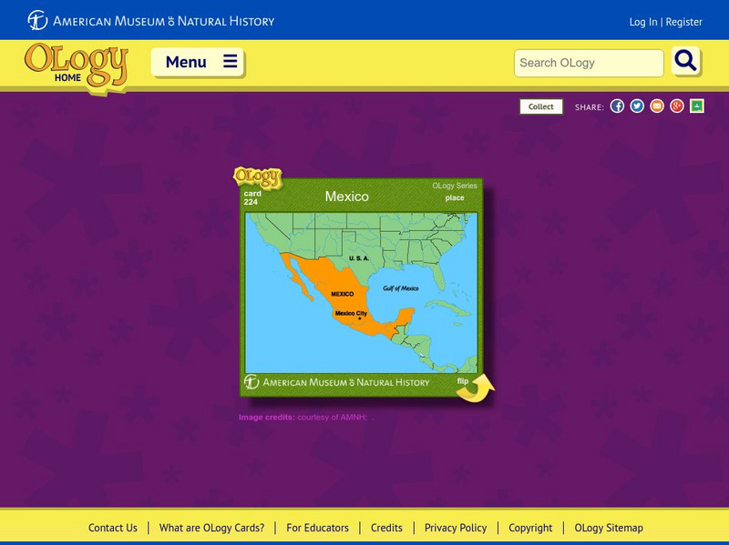 American Museum of Natural History: Mexico O Logy Card Interactive