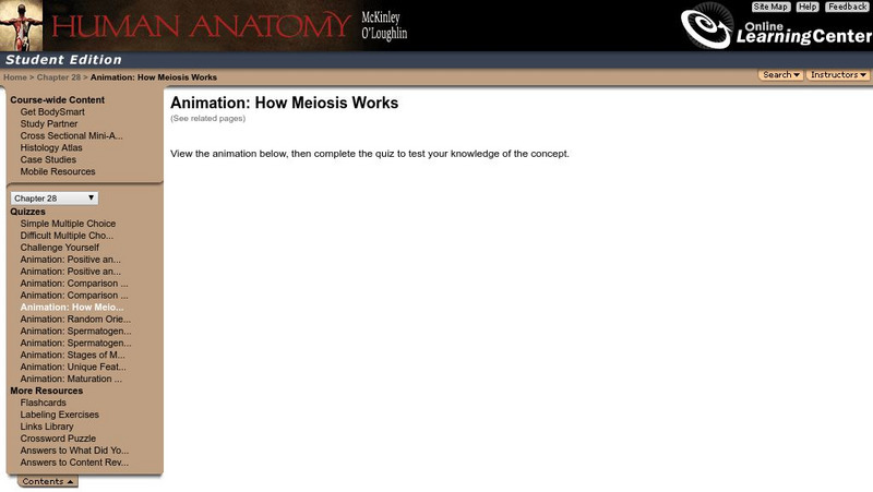Mc Graw Hill: Animation: How Meiosis Works Instructional Video