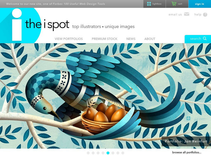 Theispot: Illustration Showcase Website Theispot: Illustration Showcase Website