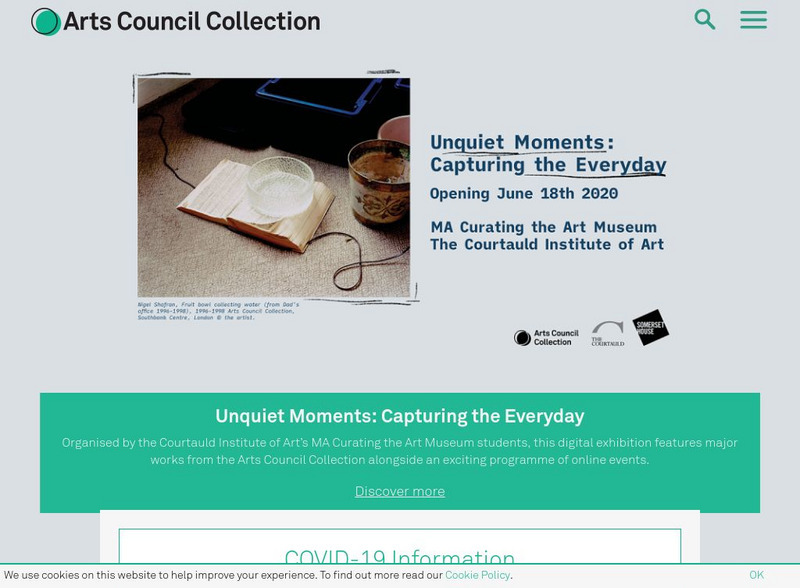 Arts Council Collection (London) Website
