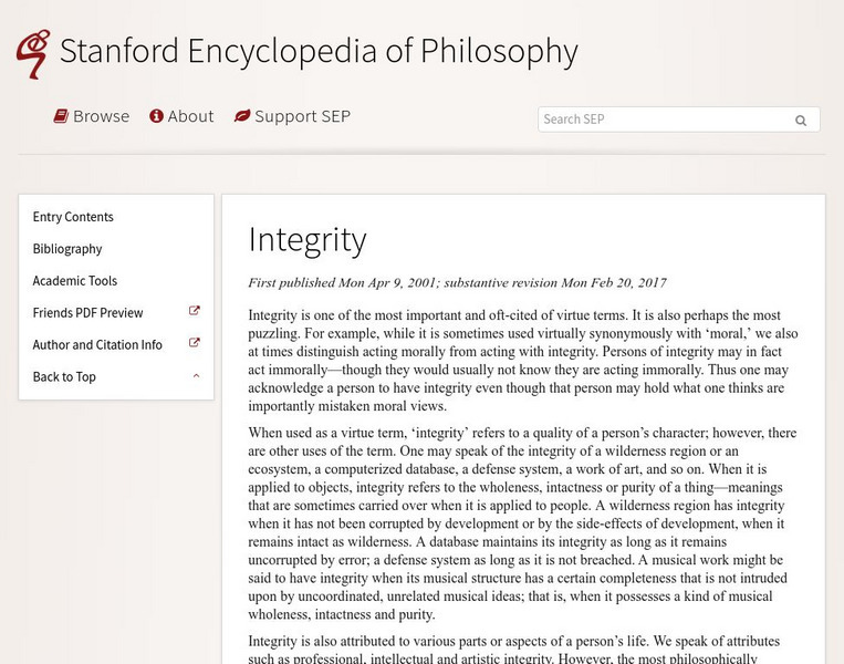 Stanford University: Integrity Handout Stanford University: Integrity Handout