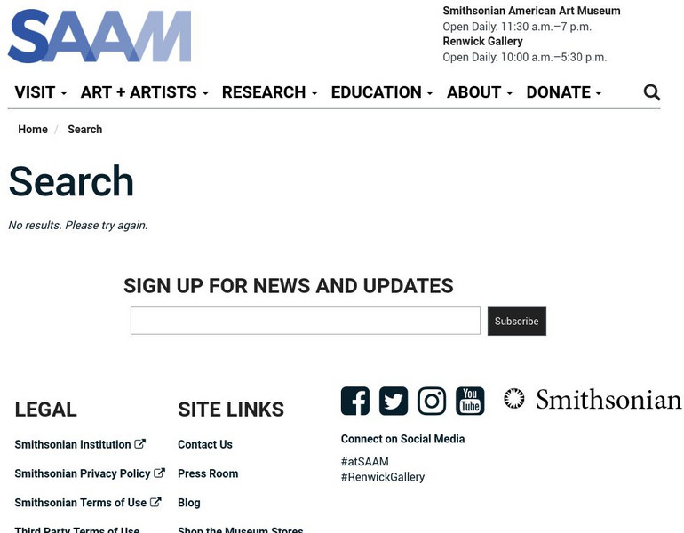 Smithsonian American Art Museum: Charles Wells Handout