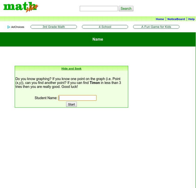 Math Slice: Hide and Seek Interactive Math Slice: Hide and Seek Interactive