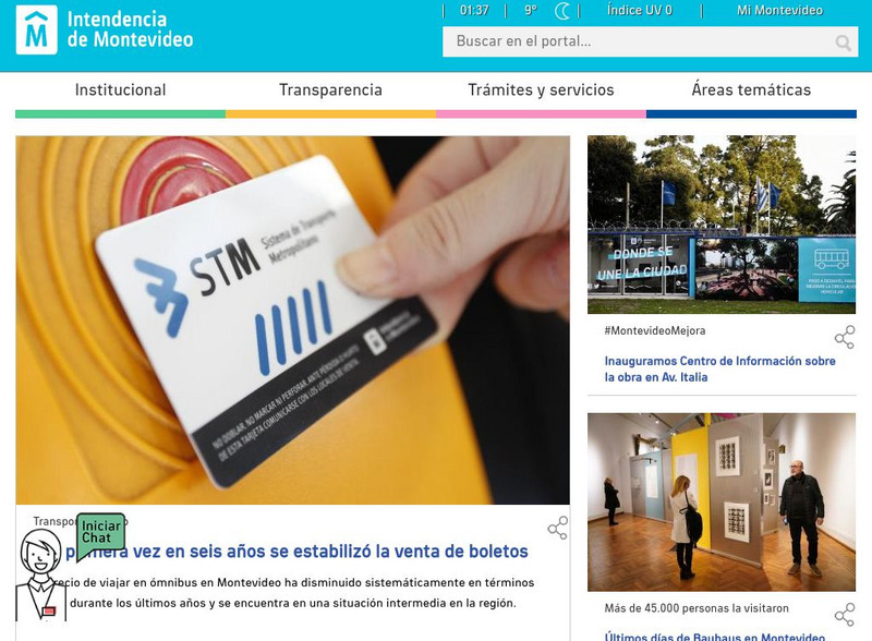 Bienvenidos a La Intendencia Municipal De Montevideo Website Bienvenidos a La Intendencia Municipal De Montevideo Website
