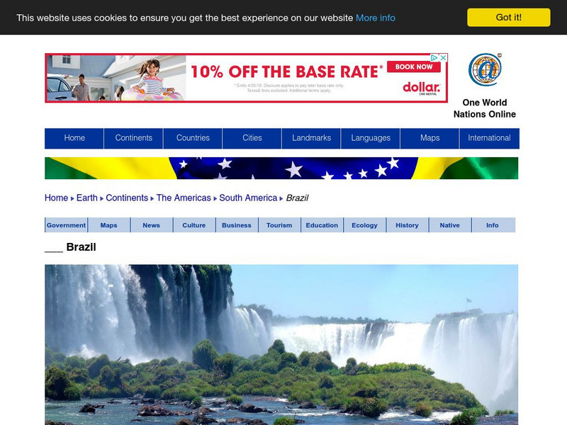 Nations Online: Brazil Country Profile Website Nations Online: Brazil Country Profile Website