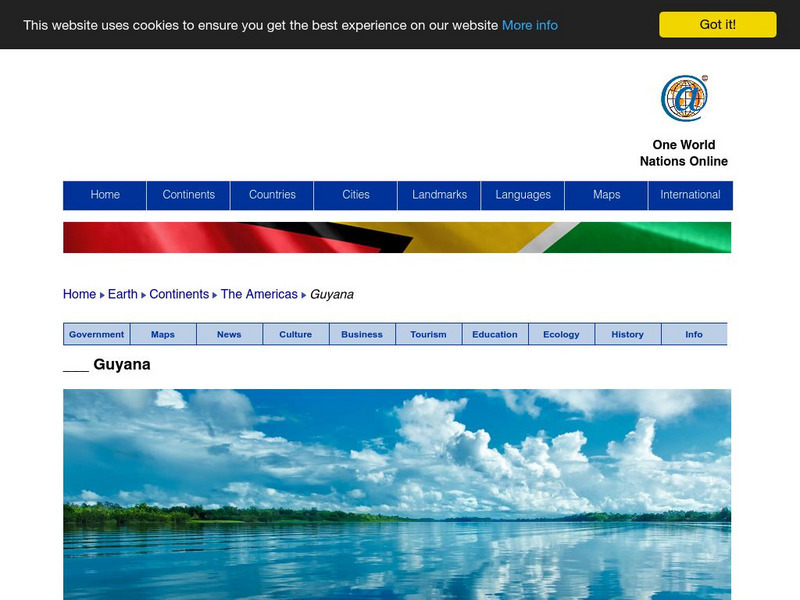 Nations Online: Guyana Website Nations Online: Guyana Website