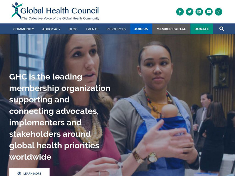 Global Health Council Website Global Health Council Website
