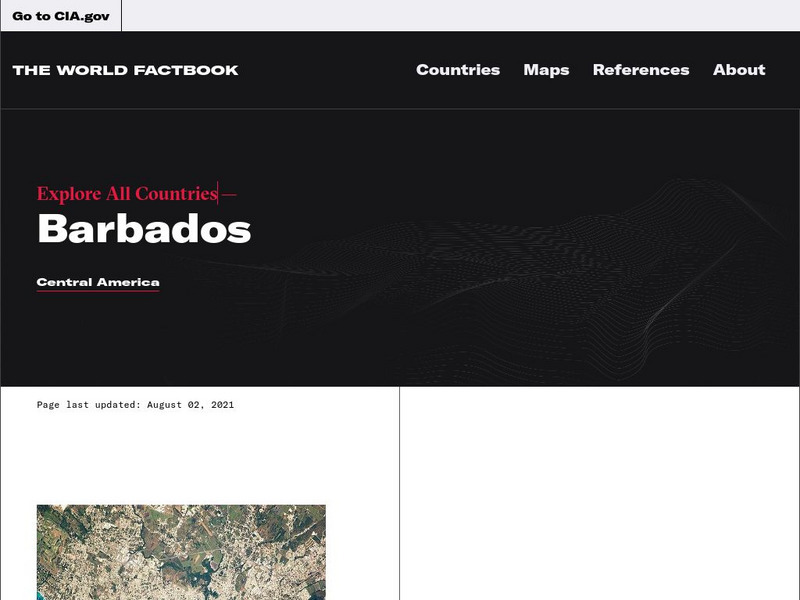 Cia: World Factbook: Barbados Handout