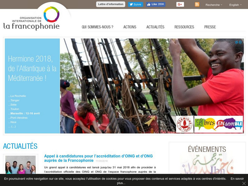 Organisation Internationale De La Francophonie Website Organisation Internationale De La Francophonie Website