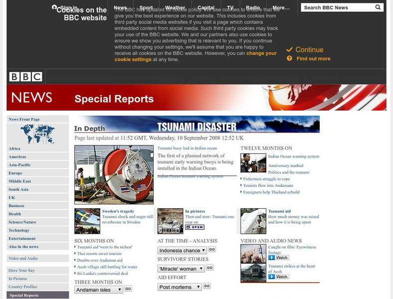 Bbc: Asia Quake Disaster Website Bbc: Asia Quake Disaster Website