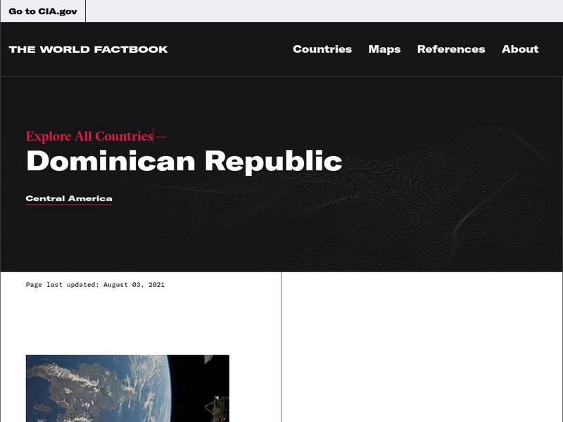 Cia: World Factbook: Dominican Republic Handout Cia: World Factbook: Dominican Republic Handout