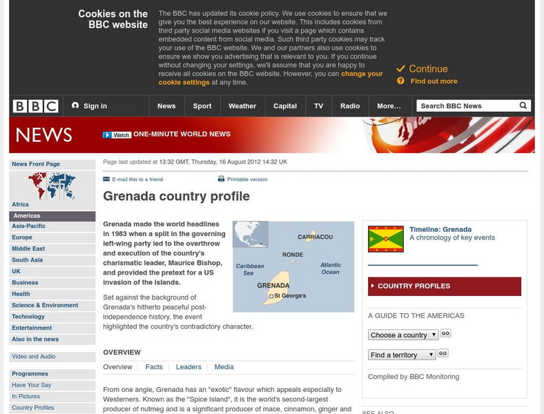 Bbc: News: Country Profile: Grenada Handout Bbc: News: Country Profile: Grenada Handout